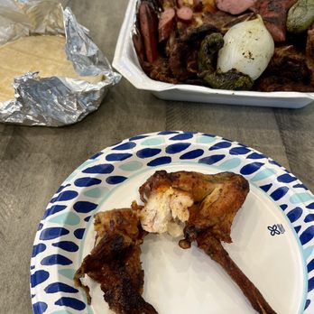 El Norteño: Pollos Asados Estilo Monterrey -  a plate of food on a table - Food Trucks Near Me - Katy, Texas