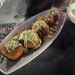 Fried macaroni balls