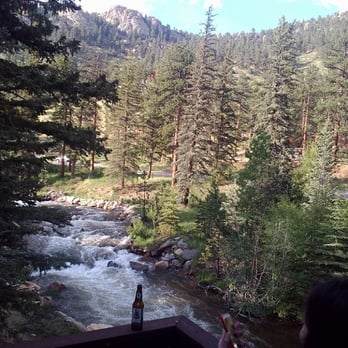 Boulder Brook - View from the deck, room #9 - Hotels Near Me - Estes Park, Colorado Boulder Brook - View from the deck, room #9 - Hotels Near Me - Estes Park, Colorado