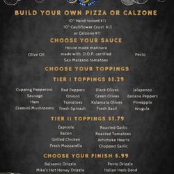 Jay's II Sports Bar & Grill - Pizza menu 2/2