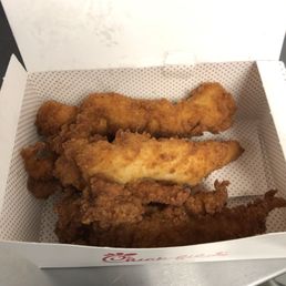 Chick-n-Strips (3 count) - the chicken strips are delicious + very underrated.