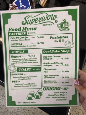Menu photo 8 Superwow Coffee Hollywood, FL