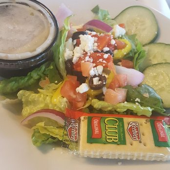 The Brick - Half "greek" salad - Pizza Near Me - Macon, Georgia