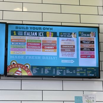 Jeremiah's Italian Ice - BYO Menu - Ice Cream & Frozen Yogurt Near Me - Henderson, Nevada Jeremiah's Italian Ice - BYO Menu - Ice Cream & Frozen Yogurt Near Me - Henderson, Nevada