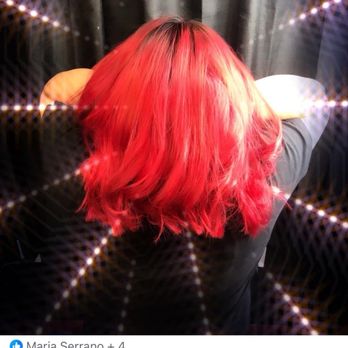 The Pin Up Corner - Color done by Gloria red - Hair Salons Near Me - Montebello, California