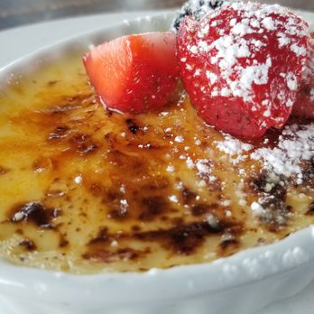 The Fish Hopper - Creme Brulle soooo rich and creamy and there candy crust was perfect! - Seafood Near Me - Monterey, California The Fish Hopper - Creme Brulle soooo rich and creamy and there candy crust was perfect! - Seafood Near Me - Monterey, California