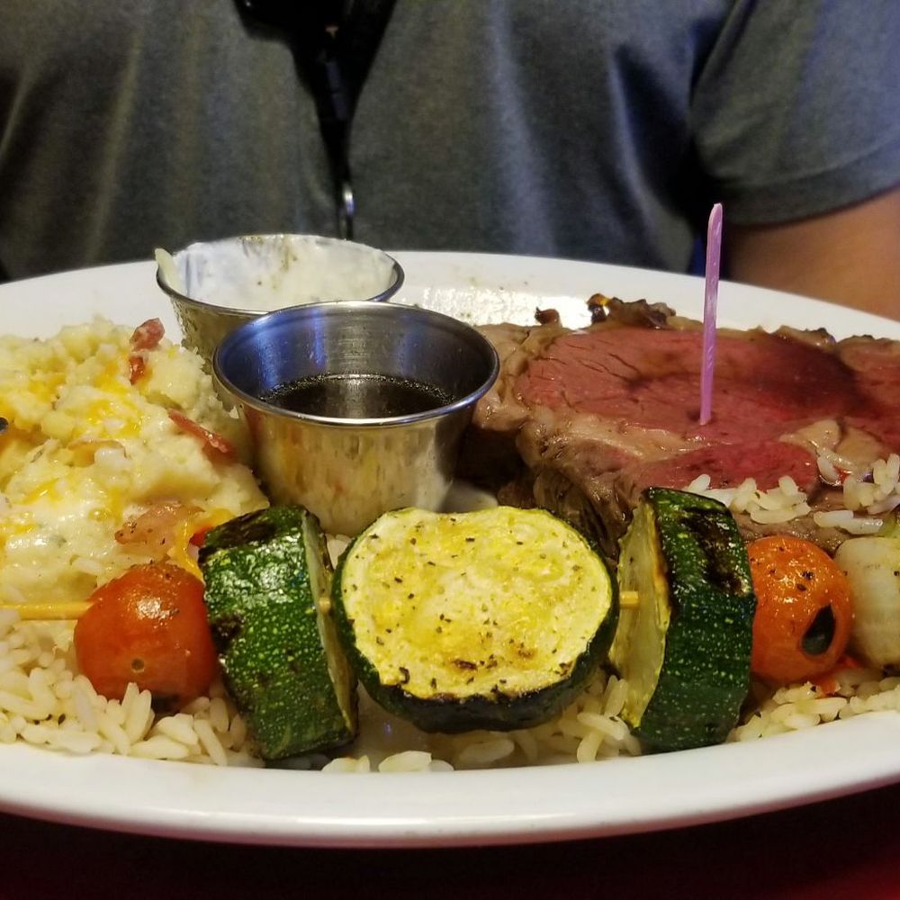 Original Roadhouse Grill - Prime Rib with Loaded Garlic Mashed Potatoes - Steakhouses Near Me - Long Beach, California Original Roadhouse Grill - Prime Rib with Loaded Garlic Mashed Potatoes - Steakhouses Near Me - Long Beach, California