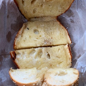 Bagel World - Sesame seed bagel toasted with butter. - Bagels Near Me - Englishtown, New Jersey Bagel World - Sesame seed bagel toasted with butter. - Bagels Near Me - Englishtown, New Jersey