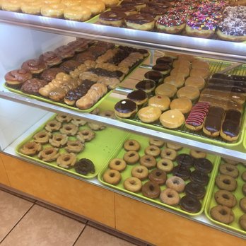 Donut Shack - a variety of donuts on display - Donuts Near Me - Katy, Texas