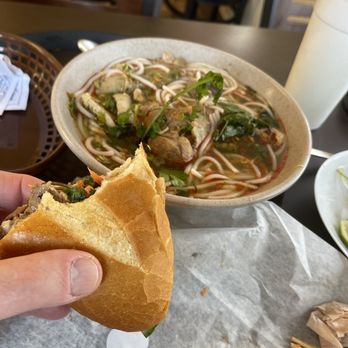BB Banh Mi - #2 & #8... well, half of #2 because it was so good, it barely made it in the picture - Vietnamese Near Me - Kansas City, Missouri
