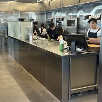 Nana's Green Tea - Workers working hard on opening day - Cafes Near Me - Pasadena, California