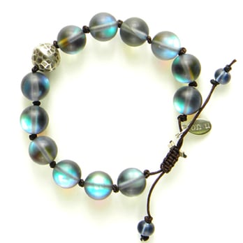 On U Jewelry - Crystal Blue Persuasion Bracelet. Hand-knotted vintage satiny smooth matte finish glass with a antique hammered ball. - Jewelry Near Me - Richmond, Virginia On U Jewelry - Crystal Blue Persuasion Bracelet. Hand-knotted vintage satiny smooth matte finish glass with a antique hammered ball. - Jewelry Near Me - Richmond, Virginia
