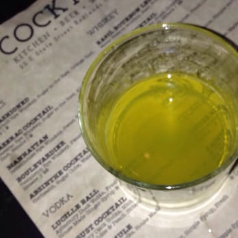 The State - Absinthe cocktail!! Amazing $10 Taste just like black liquorice. Cool drink bc not many places offer absinthe. - New American Near Me - Redlands, California
