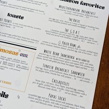 Madison - Menu - Italian Near Me - San Diego, California