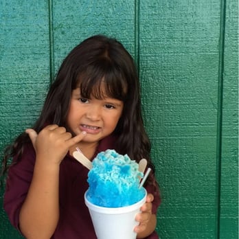 Hawaiian Blizzard - da best, according to lanna! - Shaved Ice Near Me - Kapaa, Hawaii