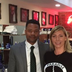 The Grafton Barber - With owner Neringa . She is cool people, cuts hair also.