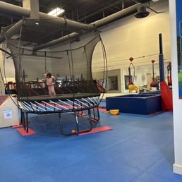 Trampoline and zip line Trampoline and zip line