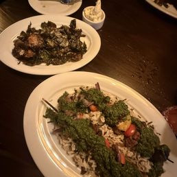 Chimichurri kabobs and Brussels sprouts Chimichurri kabobs and Brussels sprouts