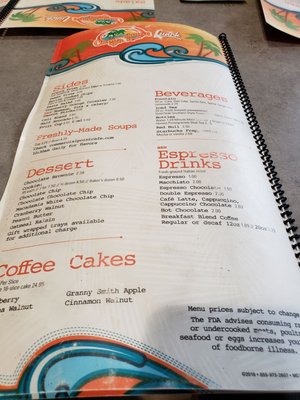 Menu photo 8 Commercial Point Cafe Fort Lauderdale, FL