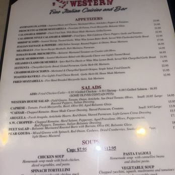 Spaghetty Western - Menu - Italian Near Me - Las Vegas, Nevada Spaghetty Western - Menu - Italian Near Me - Las Vegas, Nevada