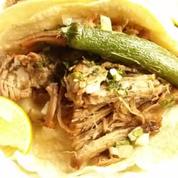 La Sabrosa - Fantastic carnitas on handmade corn tortilla