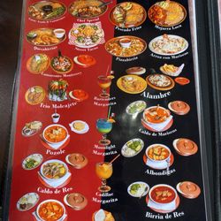 Los Novillos Family Mexican Restaurant - Menu