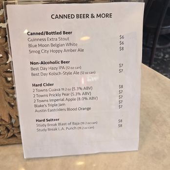 Alma Tacos - more beer and cider options - Tacos Near Me - Long Beach, California
