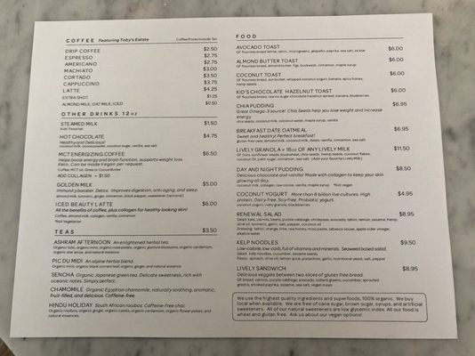 Menu photo 2 Lively Brooklyn, NY