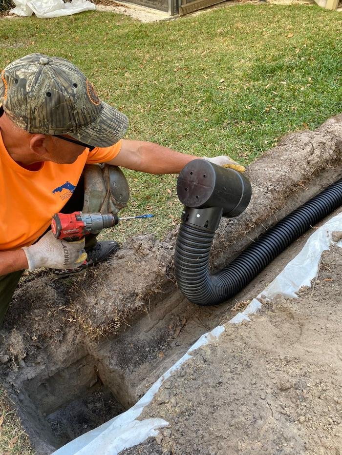 Slide of The French Drain Guys