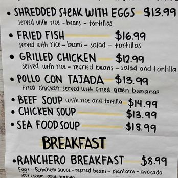 Don Chema - Menu - Breakfast & Brunch Near Me - Stafford, Virginia