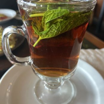 Aladdin Cafe - tea with fresh mint - Mediterranean Near Me - San Diego, California Aladdin Cafe - tea with fresh mint - Mediterranean Near Me - San Diego, California