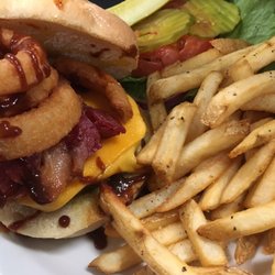 The Inside Track Grill & Sports Lounge - Western Cheeseburger!