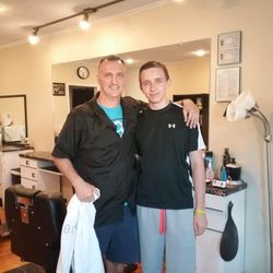 Diego's Uppercuts Barbershop - The first cut ever at the new shop!!!!