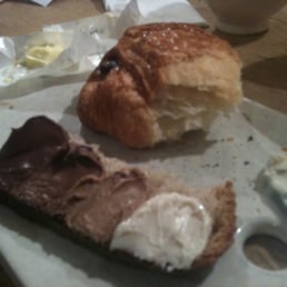Yup. Nutella-like spread in 4 different flavors.