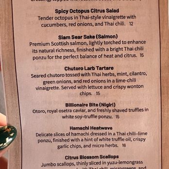 Thai Tapas - Sushi menu - Thai Near Me - Houston, Texas Thai Tapas - Sushi menu - Thai Near Me - Houston, Texas