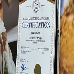 Chicken Kitchen - Halal Certification