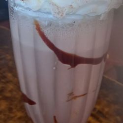Angie's Dumpling Bar - Chocolate Milkshake.