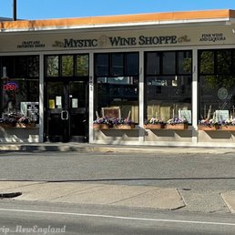Exterior outside entrance of Mystic Wine Shoppe - Arlington, Massachusetts Exterior outside entrance of Mystic Wine Shoppe - Arlington, Massachusetts
