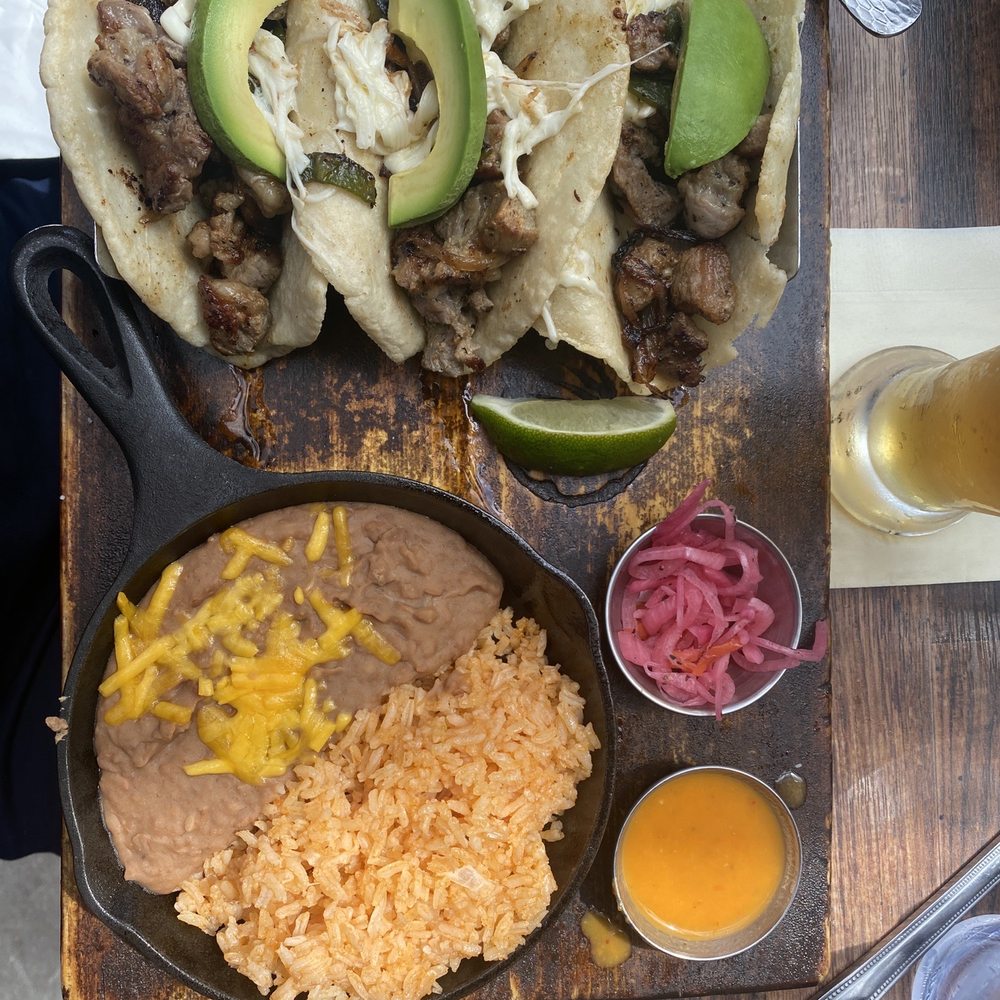 Mezcaluna - Rib eye tacos, rice and beans - Mexican Near Me - Happy Valley, Oregon Mezcaluna - Rib eye tacos, rice and beans - Mexican Near Me - Happy Valley, Oregon