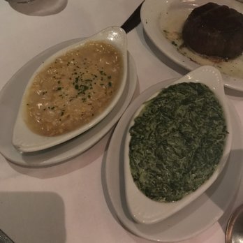 Ruth's Chris Steak House - DineLA January 2017 - creamed corn and spinich - Steakhouses Near Me - Pasadena, California