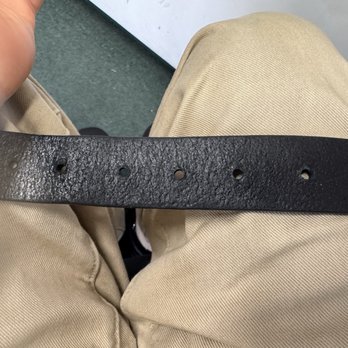 Milano Shoe Repair Service - Here are the four notches they did for me - Shoe Repair Near Me - Pasadena, California Milano Shoe Repair Service - Here are the four notches they did for me - Shoe Repair Near Me - Pasadena, California