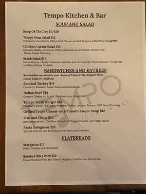 Menu photo 5 Tempo Kitchen & Bar Gilroy, CA