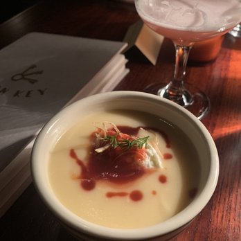 Turn Key Madison - Beet and leek soup - New American Near Me - Madison, Wisconsin Turn Key Madison - Beet and leek soup - New American Near Me - Madison, Wisconsin