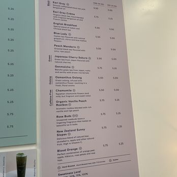 Redstraw - Custom tea menu - Bubble Tea Near Me - Irvine, California