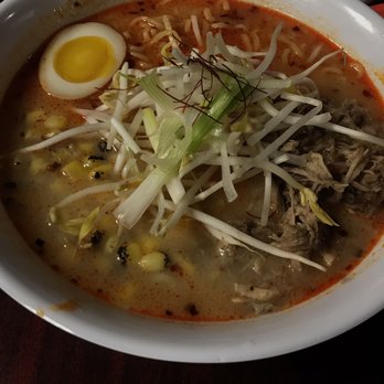 Nama Ramen - Spicy Miso comes with only half an egg - Ramen Near Me - San Antonio, Texas Nama Ramen - Spicy Miso comes with only half an egg - Ramen Near Me - San Antonio, Texas