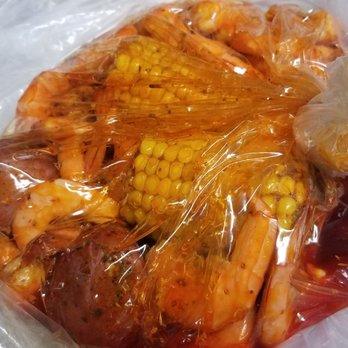 Captain Crab - 2lbs of shrimp, corn and potatoes. Cajun is my go to flavor, and depending on my mood, hot or extra hot - Seafood Near Me - Stockton, California Captain Crab - 2lbs of shrimp, corn and potatoes. Cajun is my go to flavor, and depending on my mood, hot or extra hot - Seafood Near Me - Stockton, California