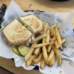 Jeter's Deli - My lunch...the gobbler. Turkey, bacon, cheese, lettuce, tomato, and mayo on sourdough