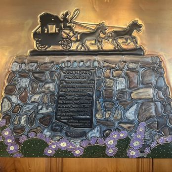 Flying E Ranch - Wall art of the Wickenburg Massacre in the dining room. - Horseback Riding Near Me - Wickenburg, Arizona Flying E Ranch - Wall art of the Wickenburg Massacre in the dining room. - Horseback Riding Near Me - Wickenburg, Arizona