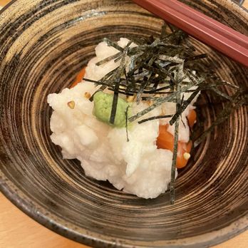 Somenya - Soba restaurant - Salmon yamakake - Japanese Near Me - Boston, Massachusetts