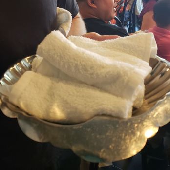Hunan Taste - Warm towels to clean our hands at the end of our meal - Chinese Near Me - Montclair, New Jersey Hunan Taste - Warm towels to clean our hands at the end of our meal - Chinese Near Me - Montclair, New Jersey